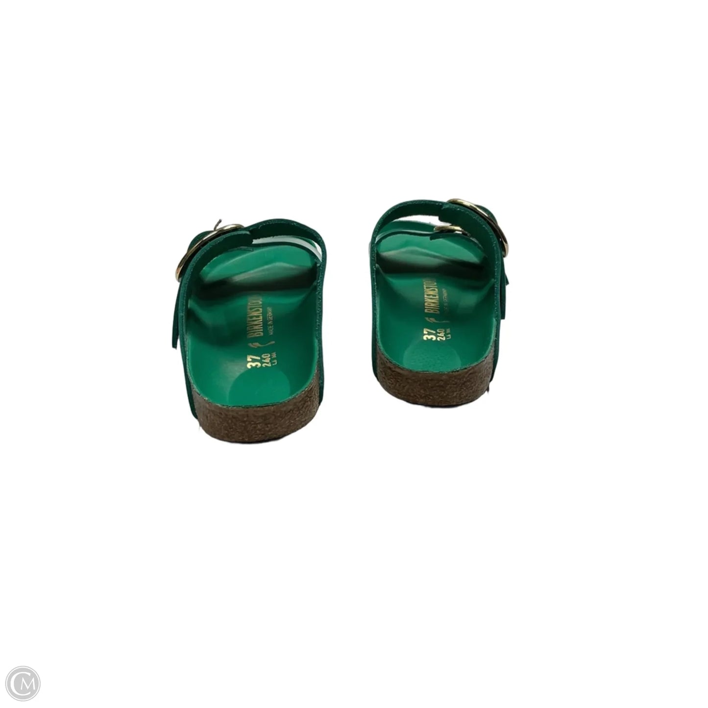 Sandals Flats By Birkenstock In Green, Size: 7