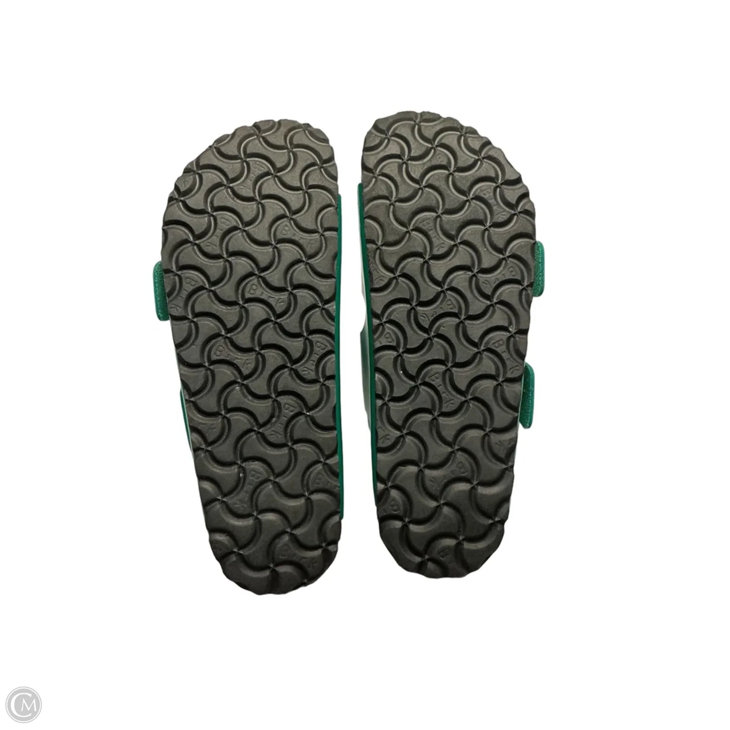 Sandals Flats By Birkenstock In Green, Size: 7