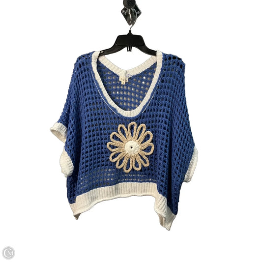 Top Sleeveless By Pol In Blue, Size: S