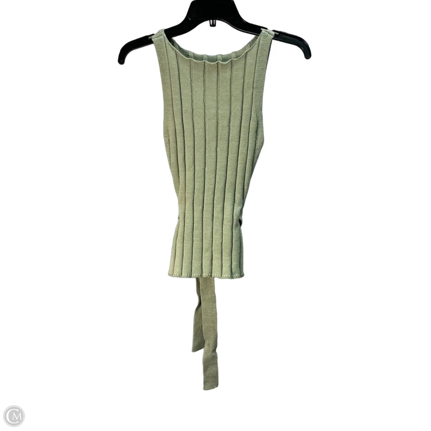Top Sleeveless By En Saison In Green, Size: Xs