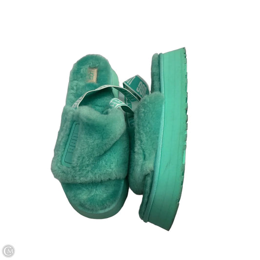 Sandals Designer By Ugg In Green, Size: 11