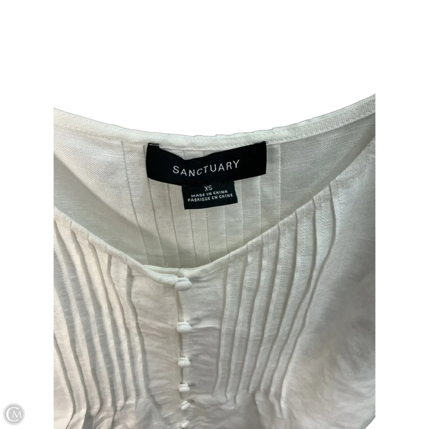 Top Sleeveless By Sanctuary In White, Size: Xs
