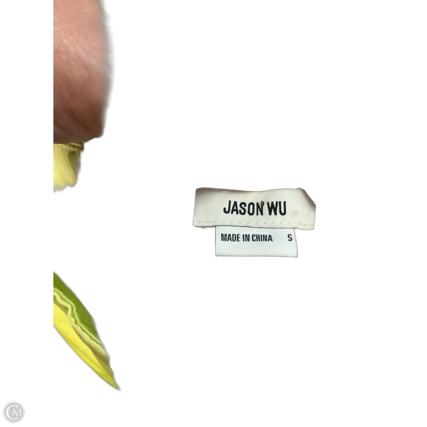 Top Sleeveless Designer By Jason Wu In Green, Size: S