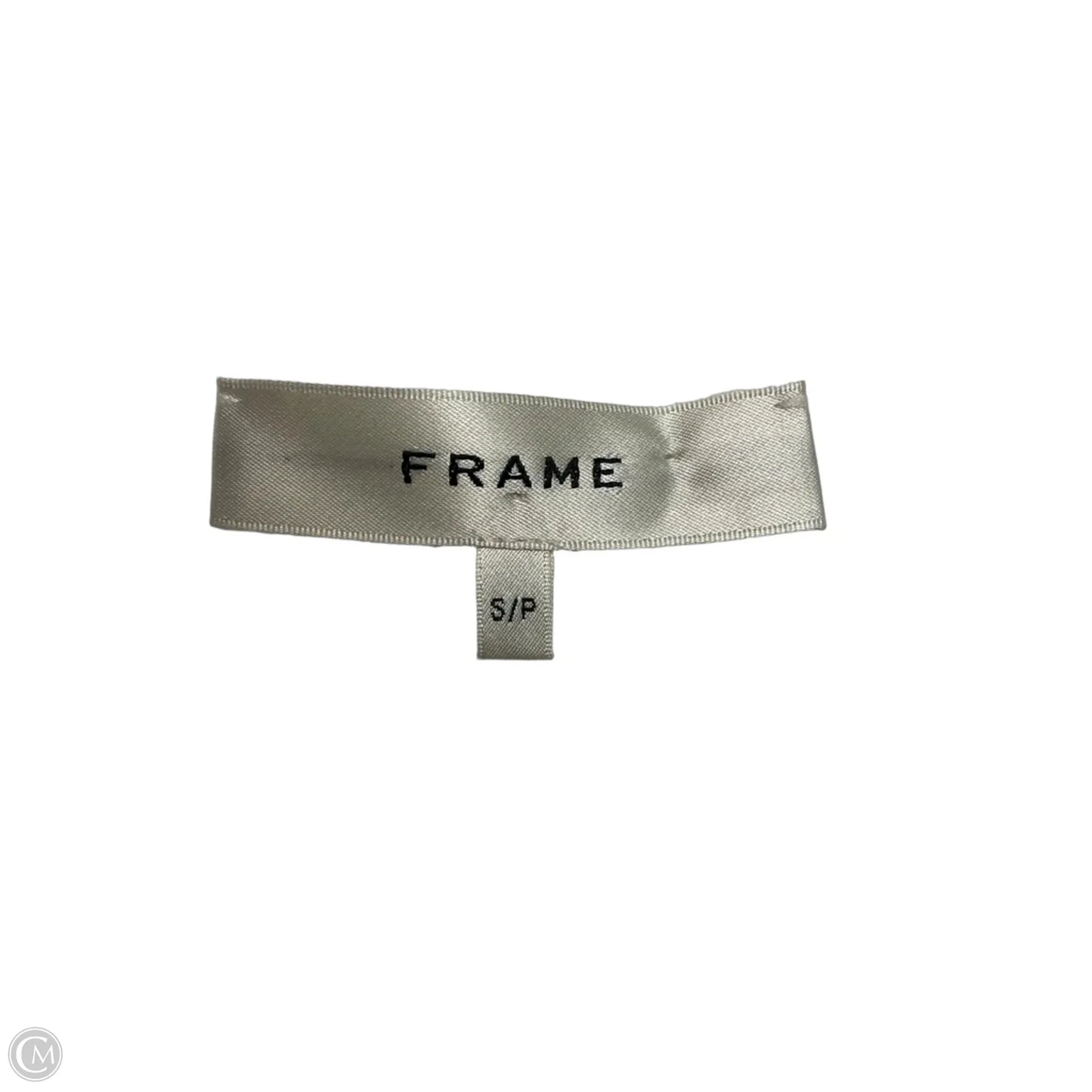 Top Short Sleeve By Frame In White, Size: S