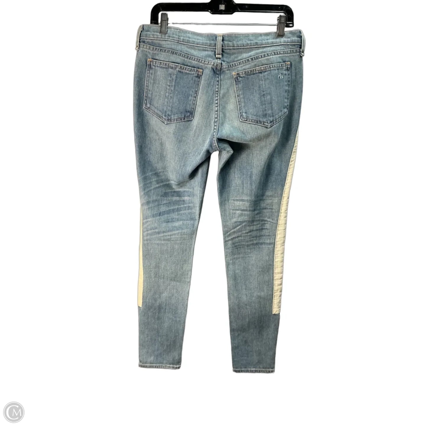 Jeans Skinny By Rag And Bone In Blue Denim, Size: 6