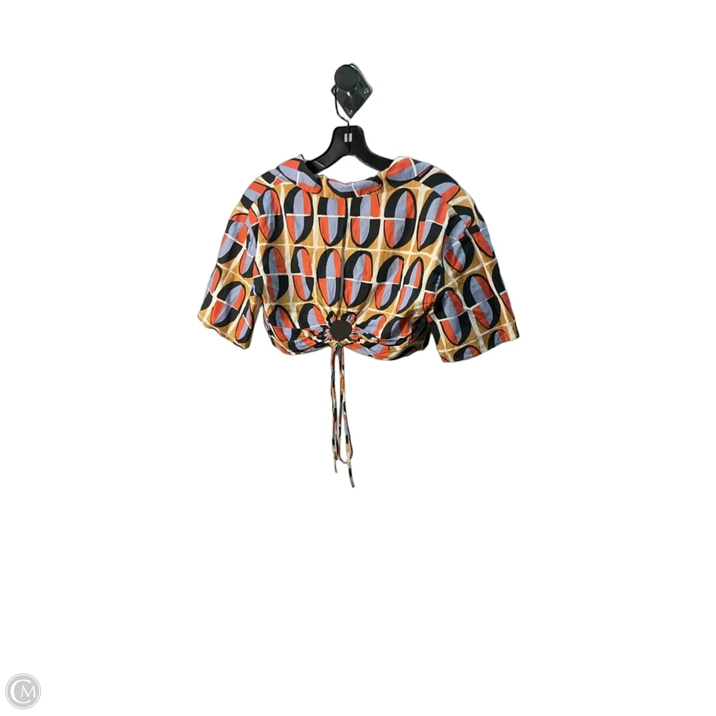 Top Short Sleeve By Zara In Orange, Size: Xs