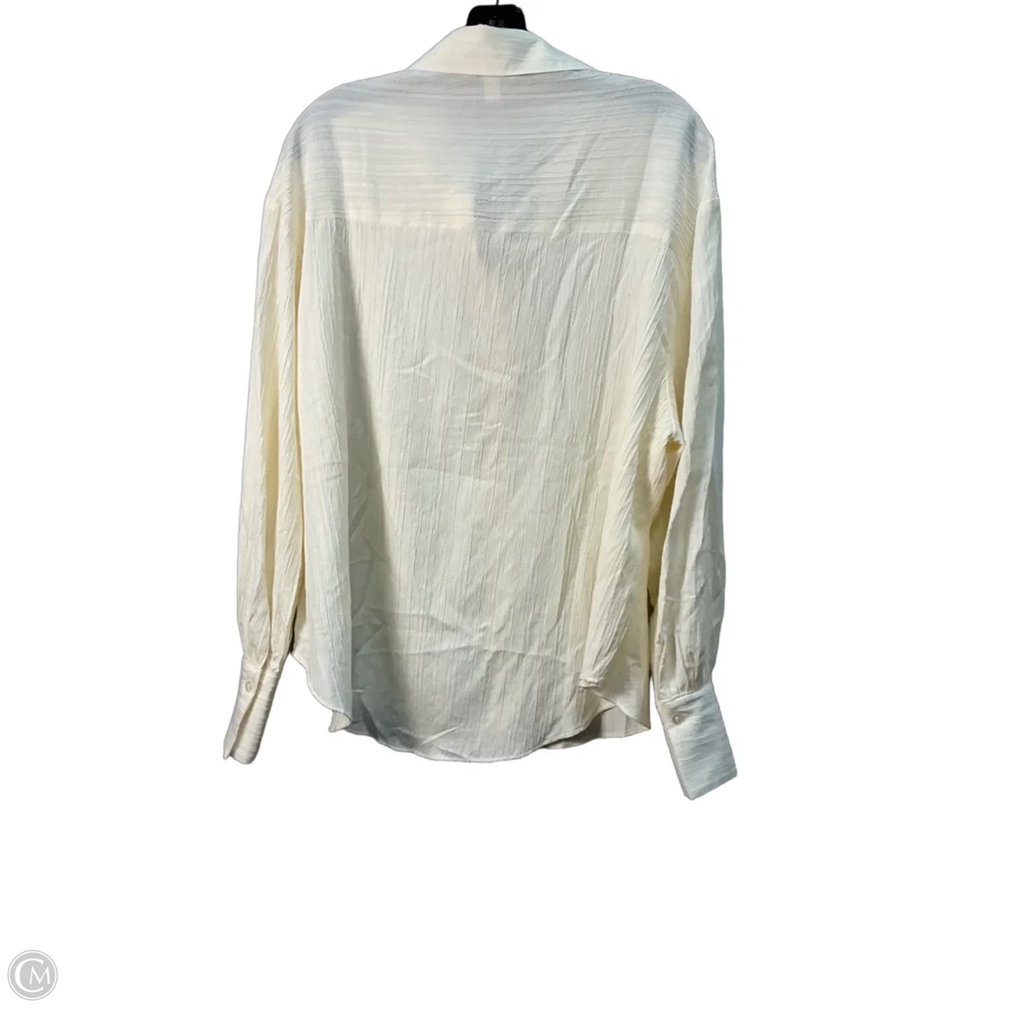 Top Long Sleeve By Top Shop In Yellow, Size: 6