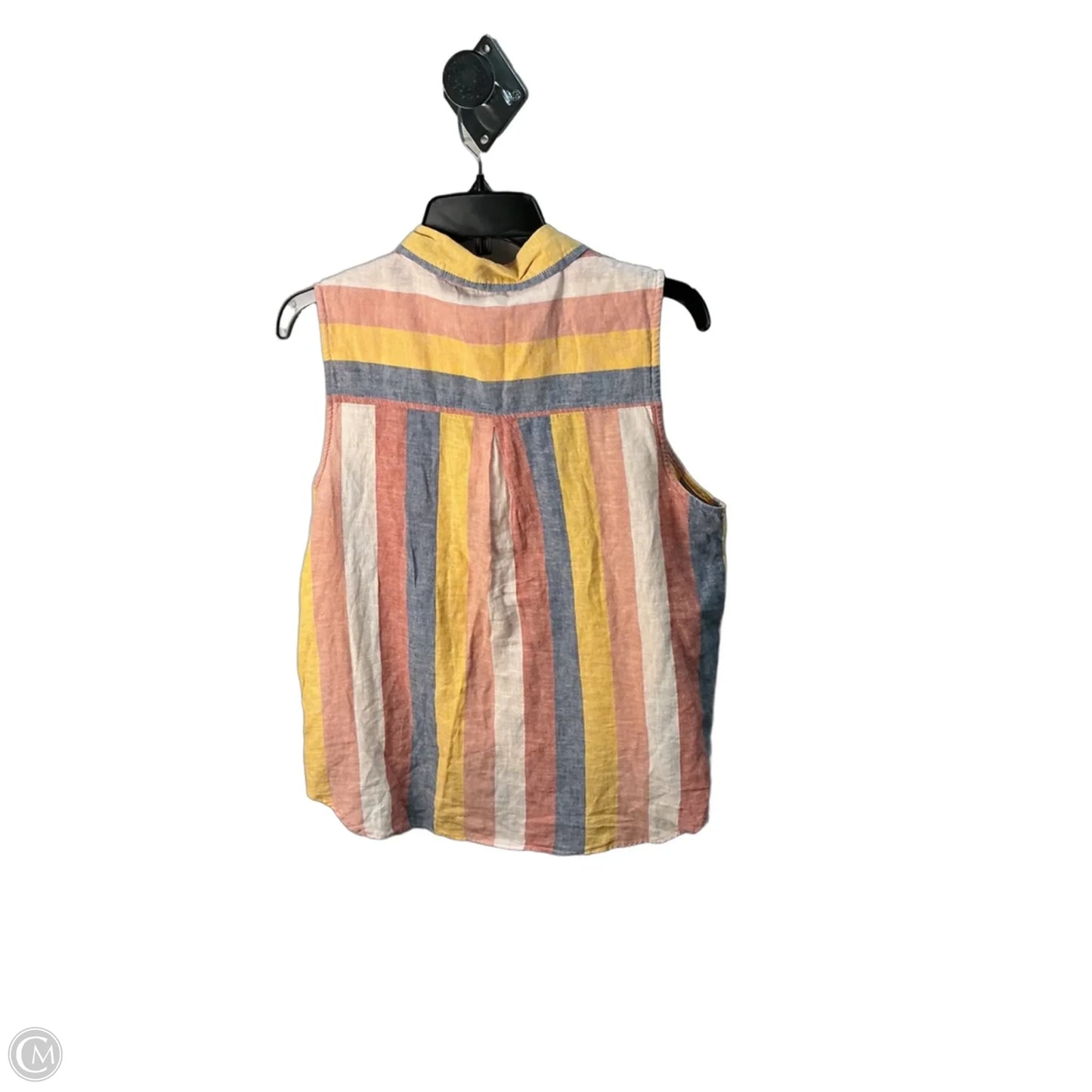 Top Sleeveless By Beachlunchlounge In Striped Pattern, Size: M