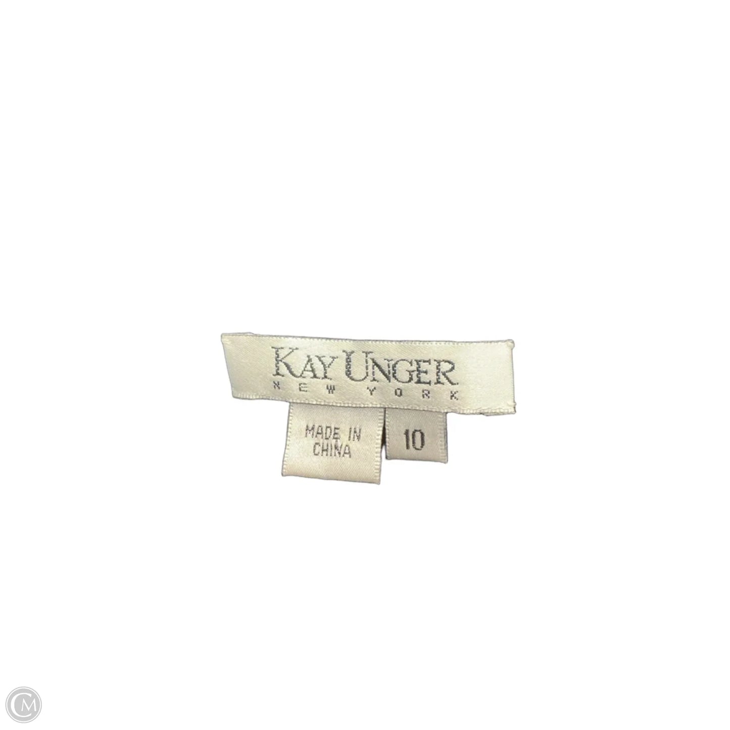 Top Sleeveless By Kay Unger In Black, Size: M