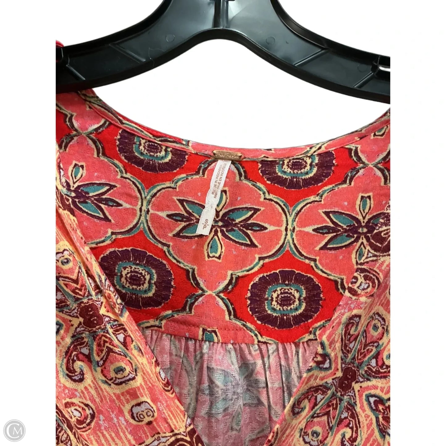 Top Long Sleeve By Free People In Red, Size: S