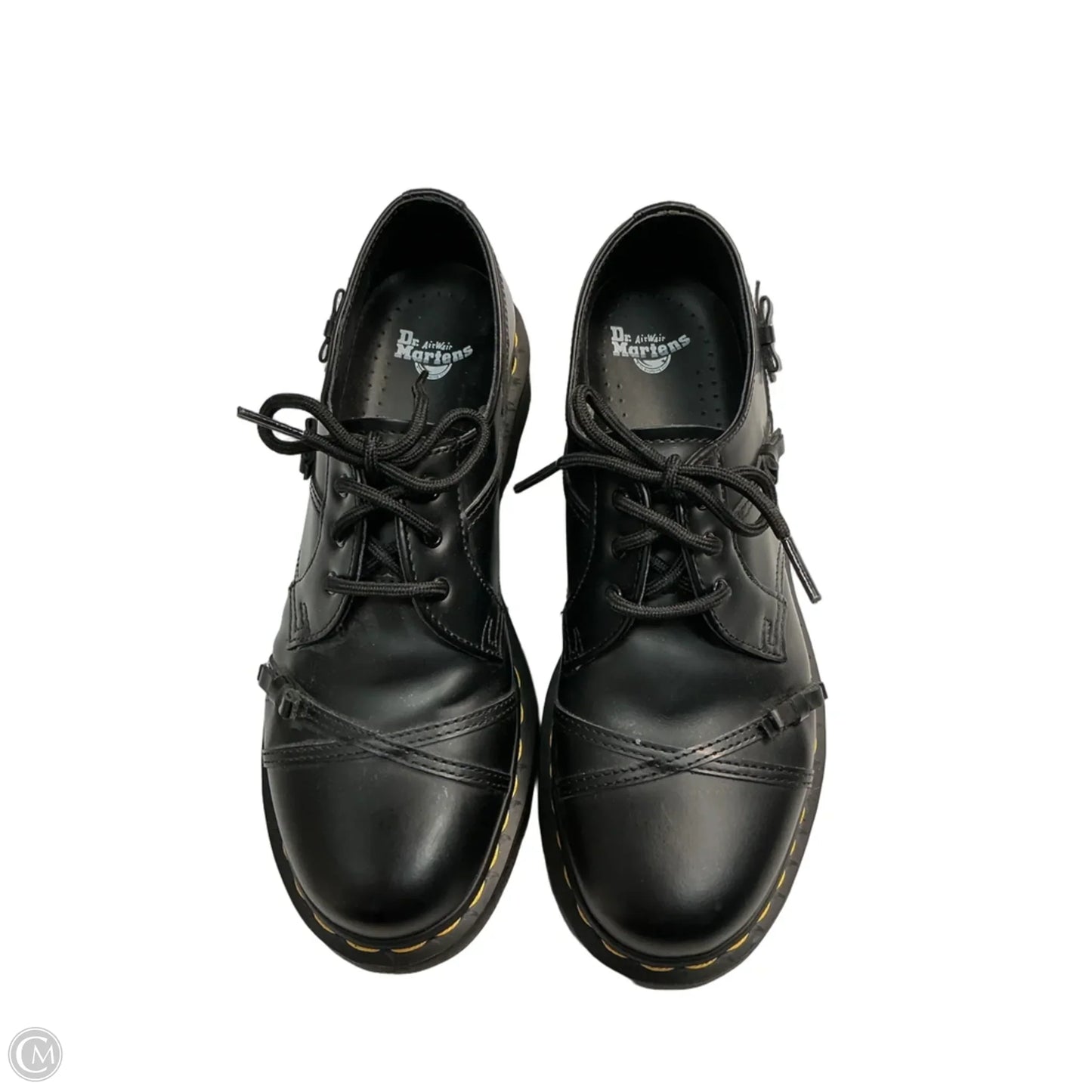 Shoes Flats By Dr Martens In Black, Size: 9