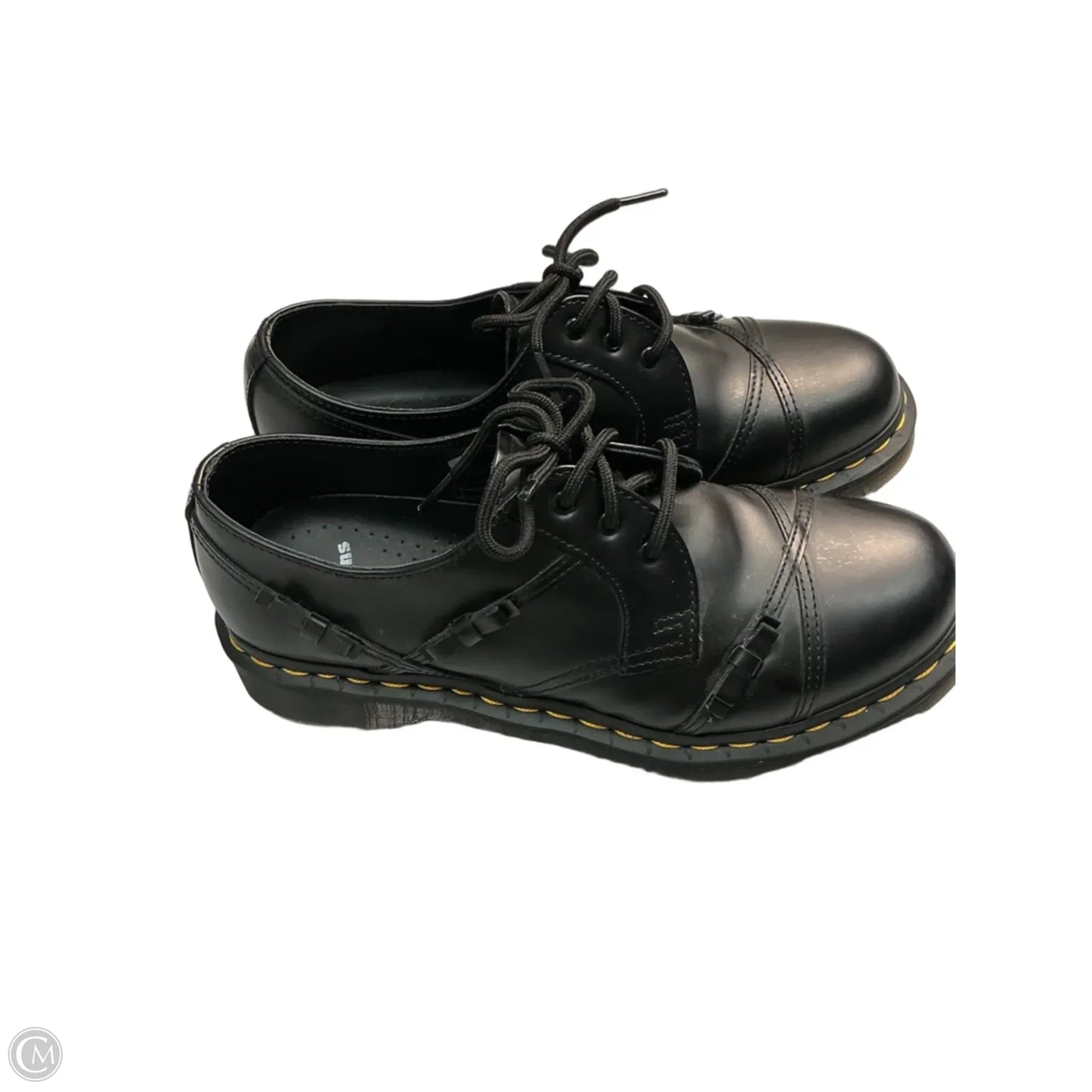 Shoes Flats By Dr Martens In Black, Size: 9