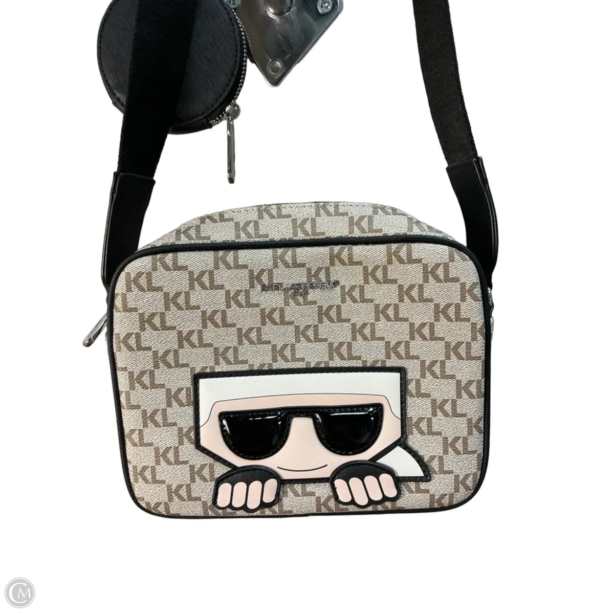 Crossbody Designer By Karl Lagerfeld, Size: Medium