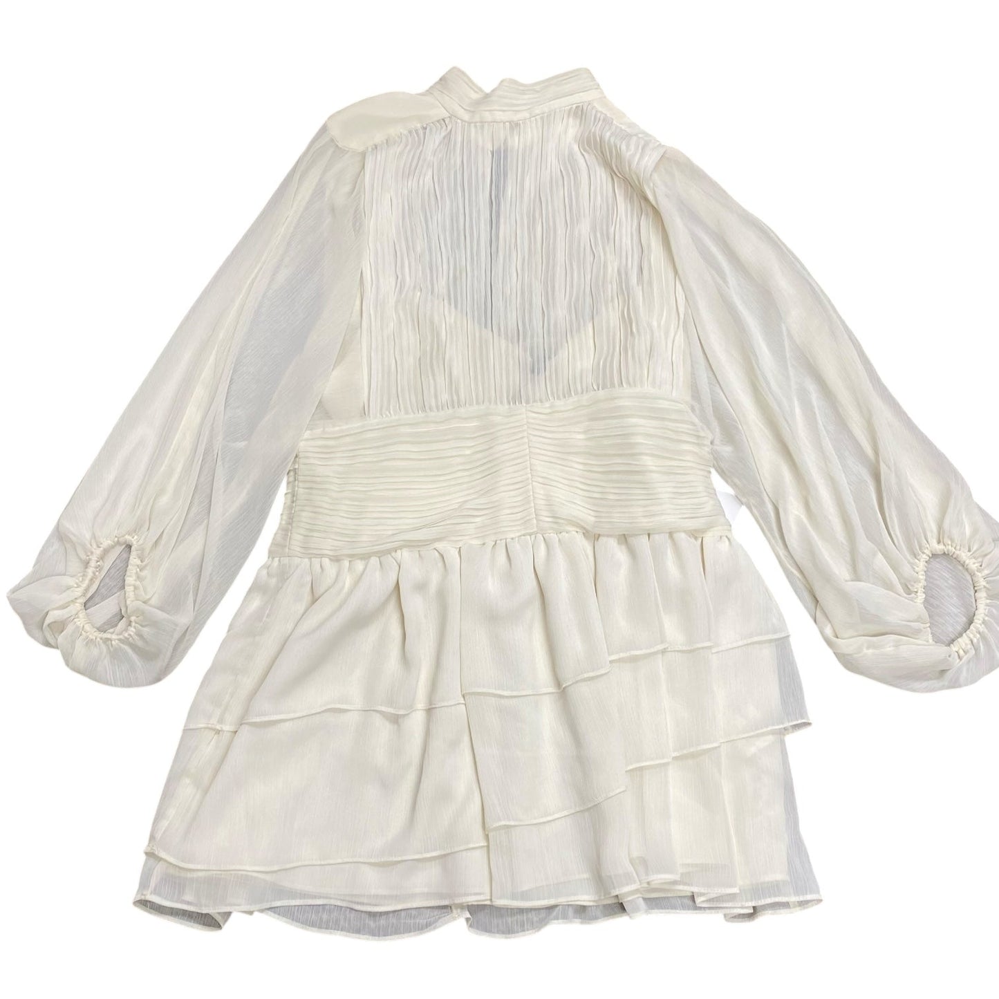 Dress Casual Maxi By Express In Cream, Size:14