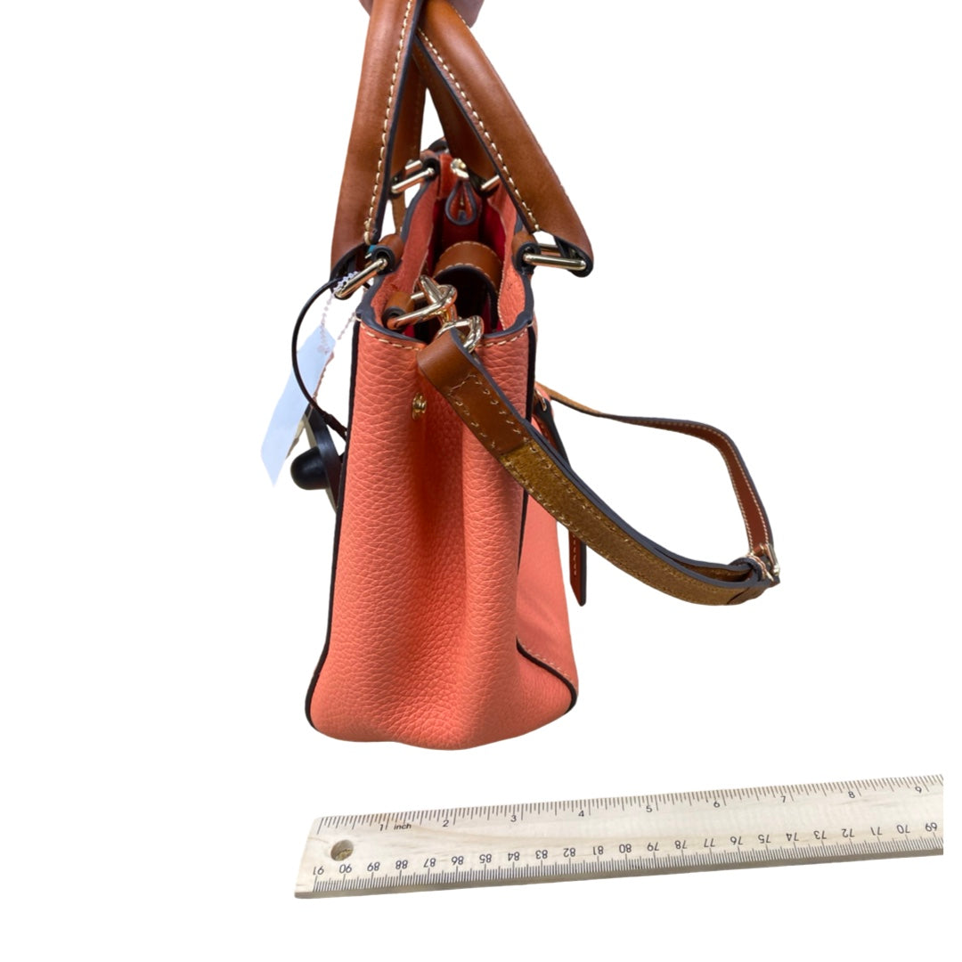 Handbag Designer By Dooney And Bourke In Coral, Size:Small