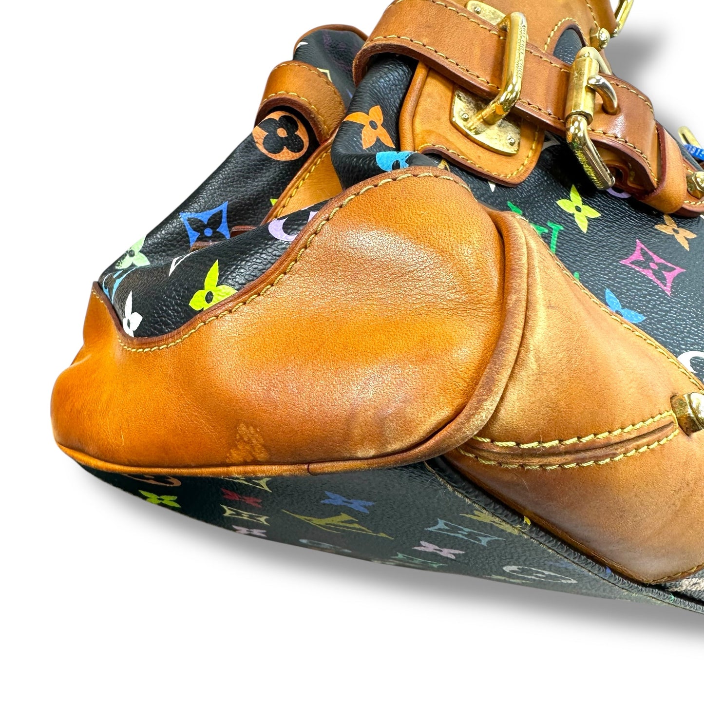 Multi color Handbag Luxury Designer By Louis Vuitton, Size: Medium