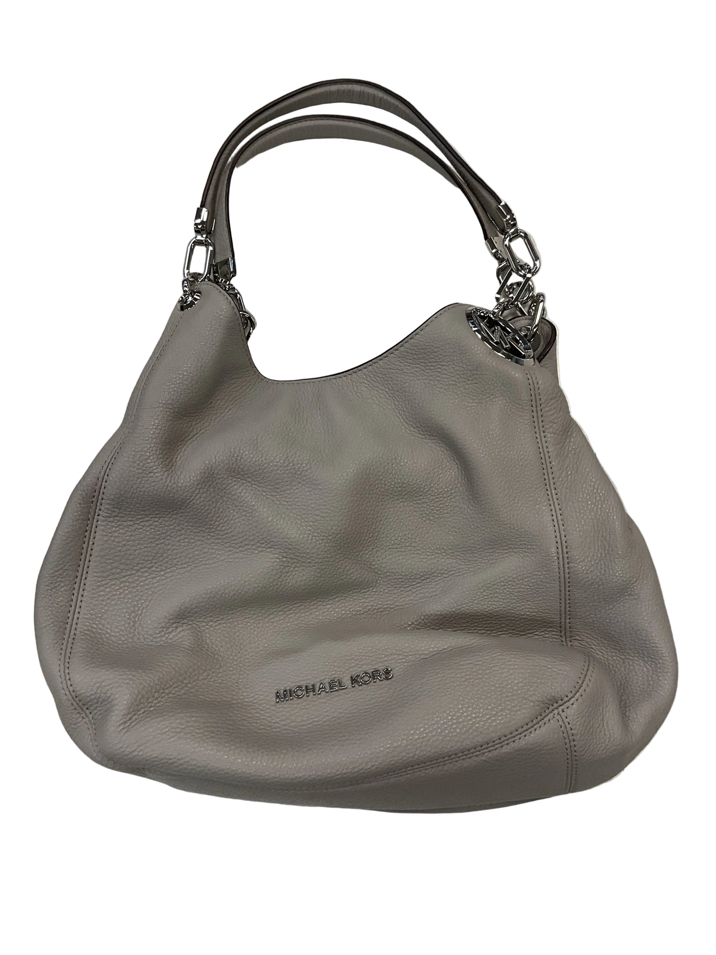 Handbag Designer By Michael Kors In Grey, Size:Medium