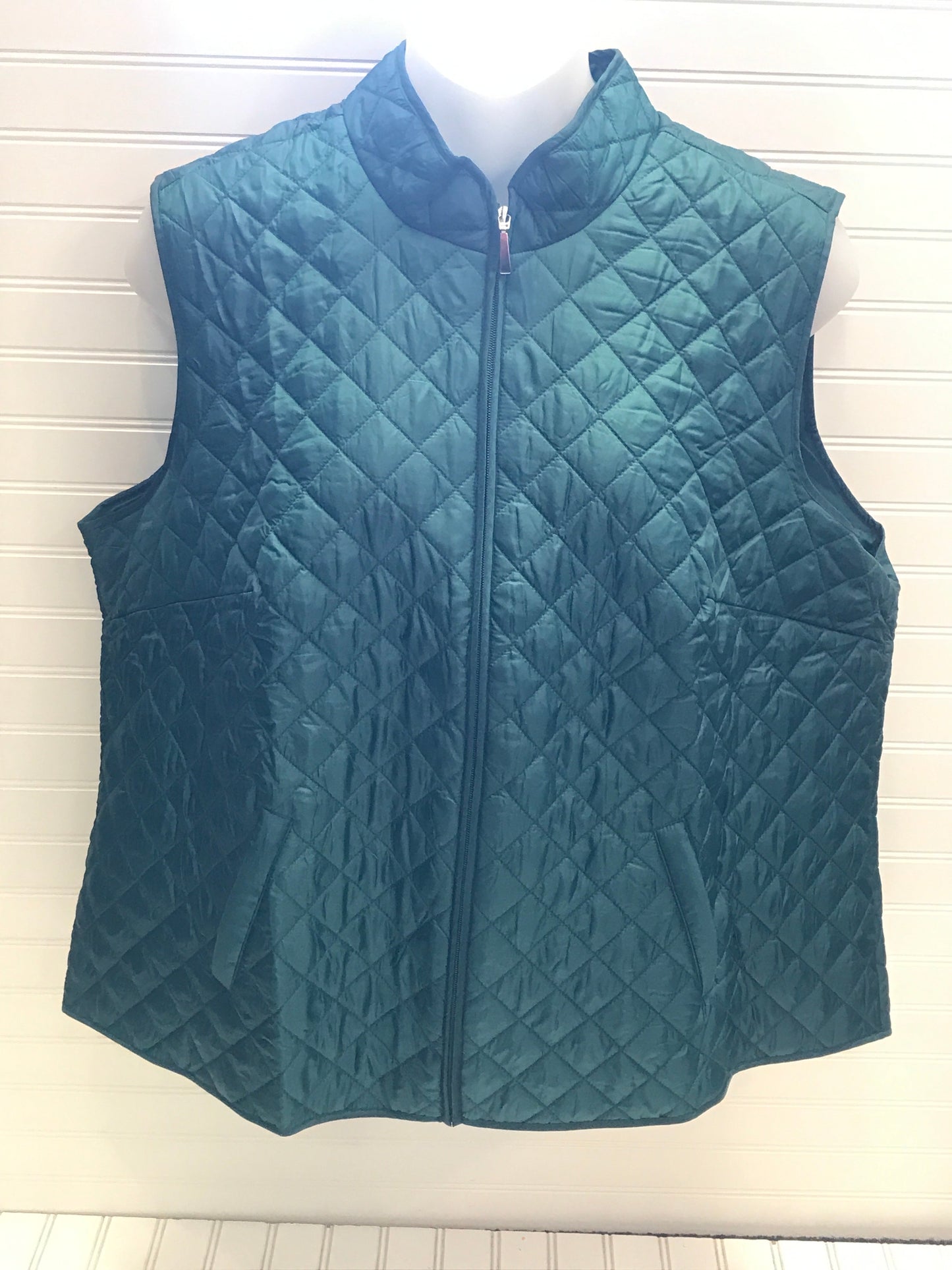 Vest Puffer & Quilted By Karen Scott  Size: 3x