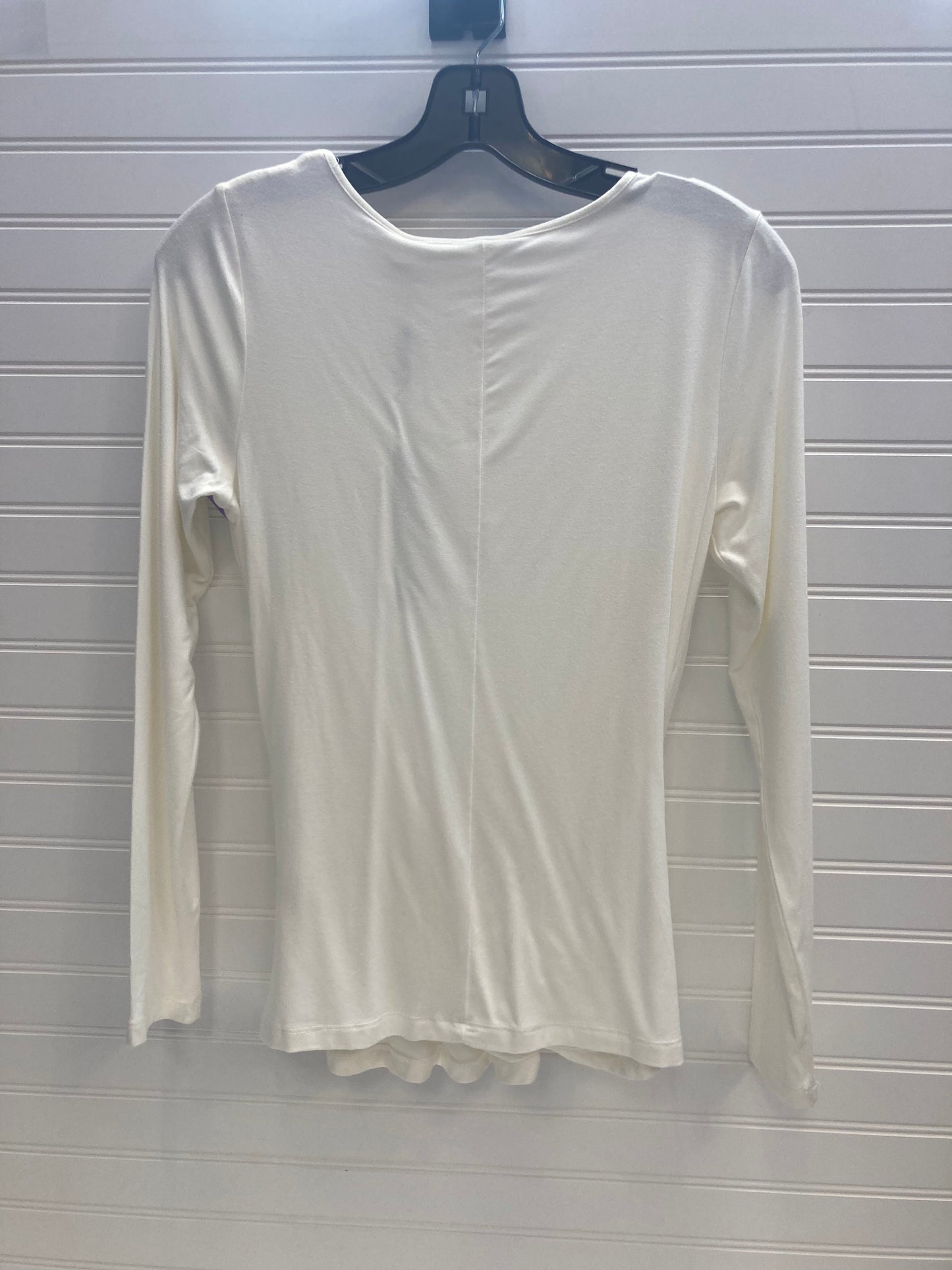 Cream Top Long Sleeve Elie Tahari, Size S