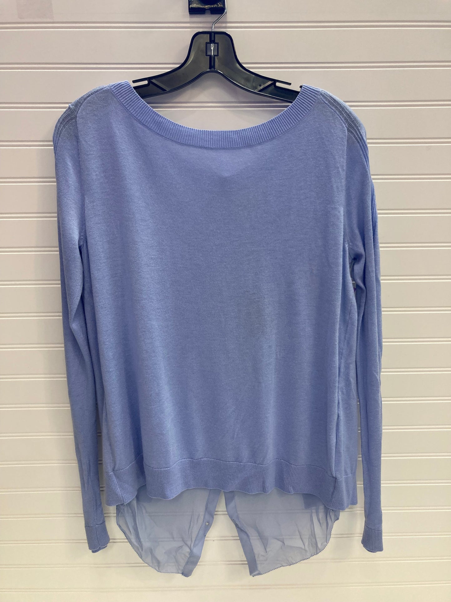 Blue Top Long Sleeve Halston Heritage, Size S