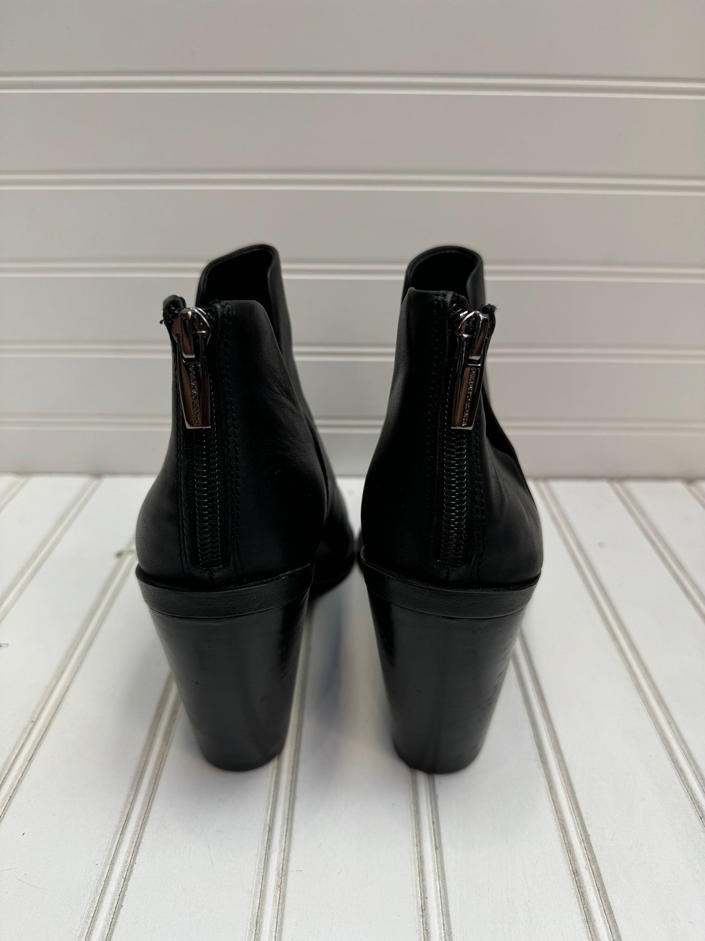 Black Boots Ankle Heels Vince Camuto, Size 8.5
