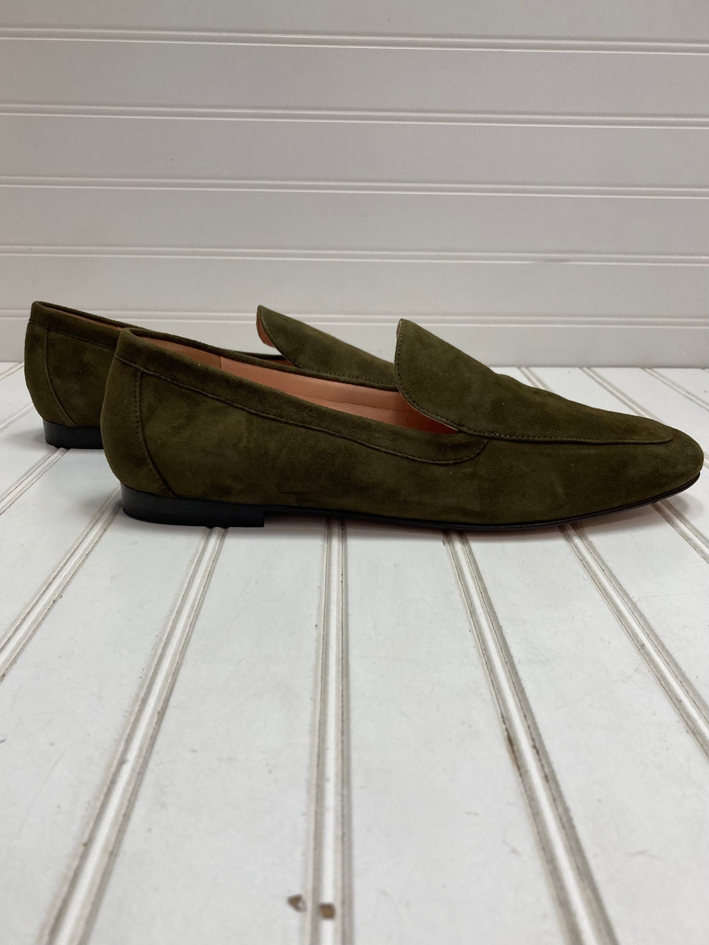 Green Shoes Flats J. Crew, Size 8.5