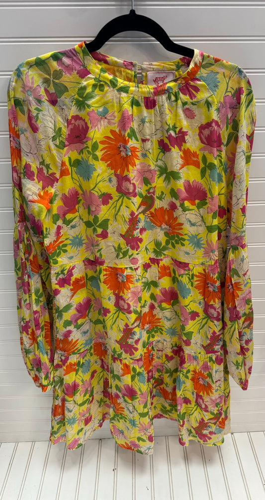 Multi-colored Dress Casual Midi Banjanan, Size M