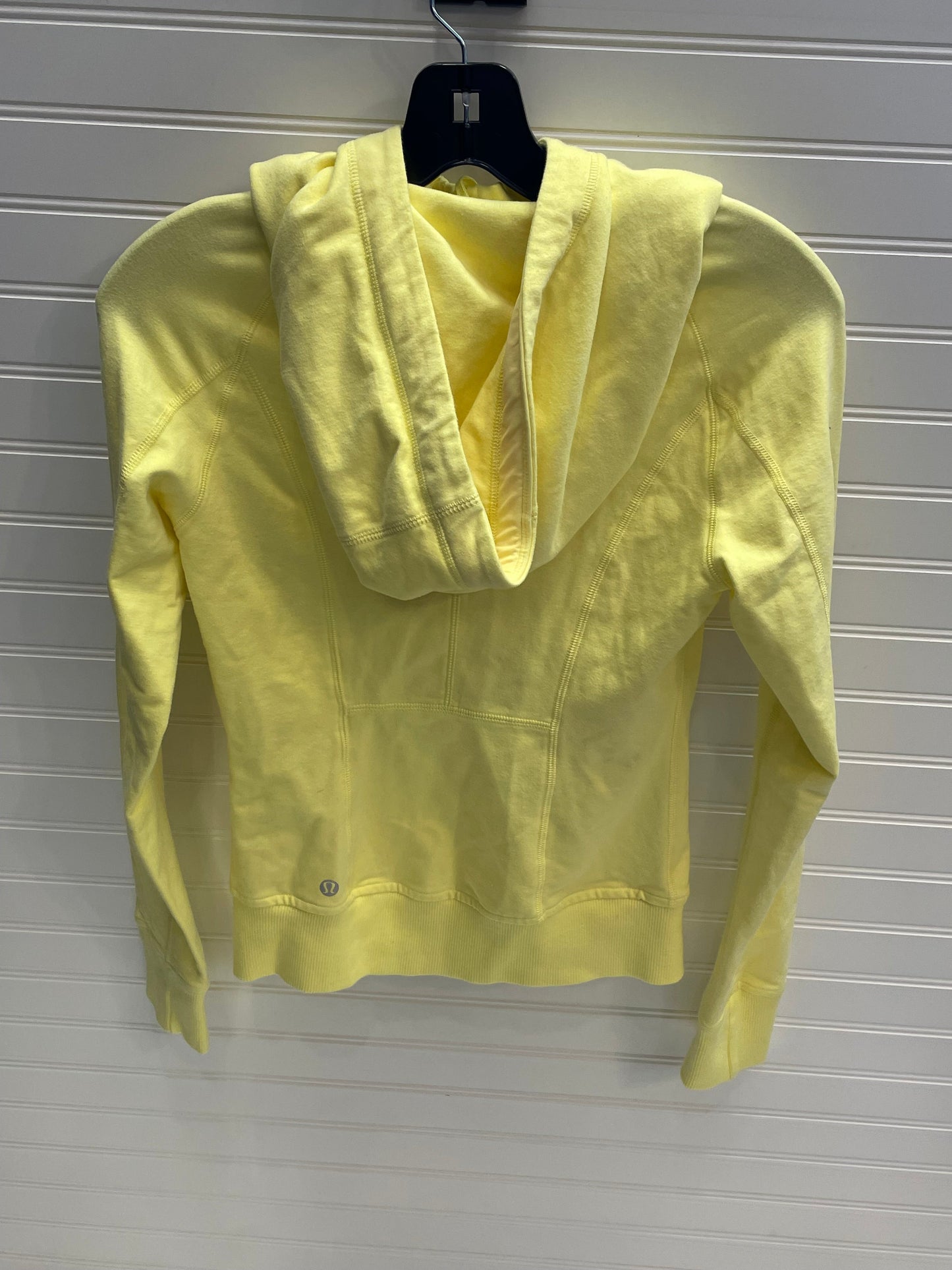 Yellow Athletic Jacket Lululemon, Size 4