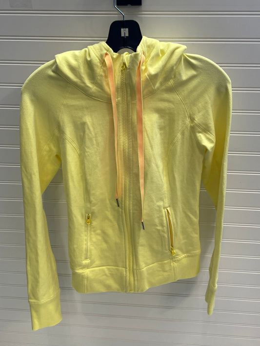 Yellow Athletic Jacket Lululemon, Size 4