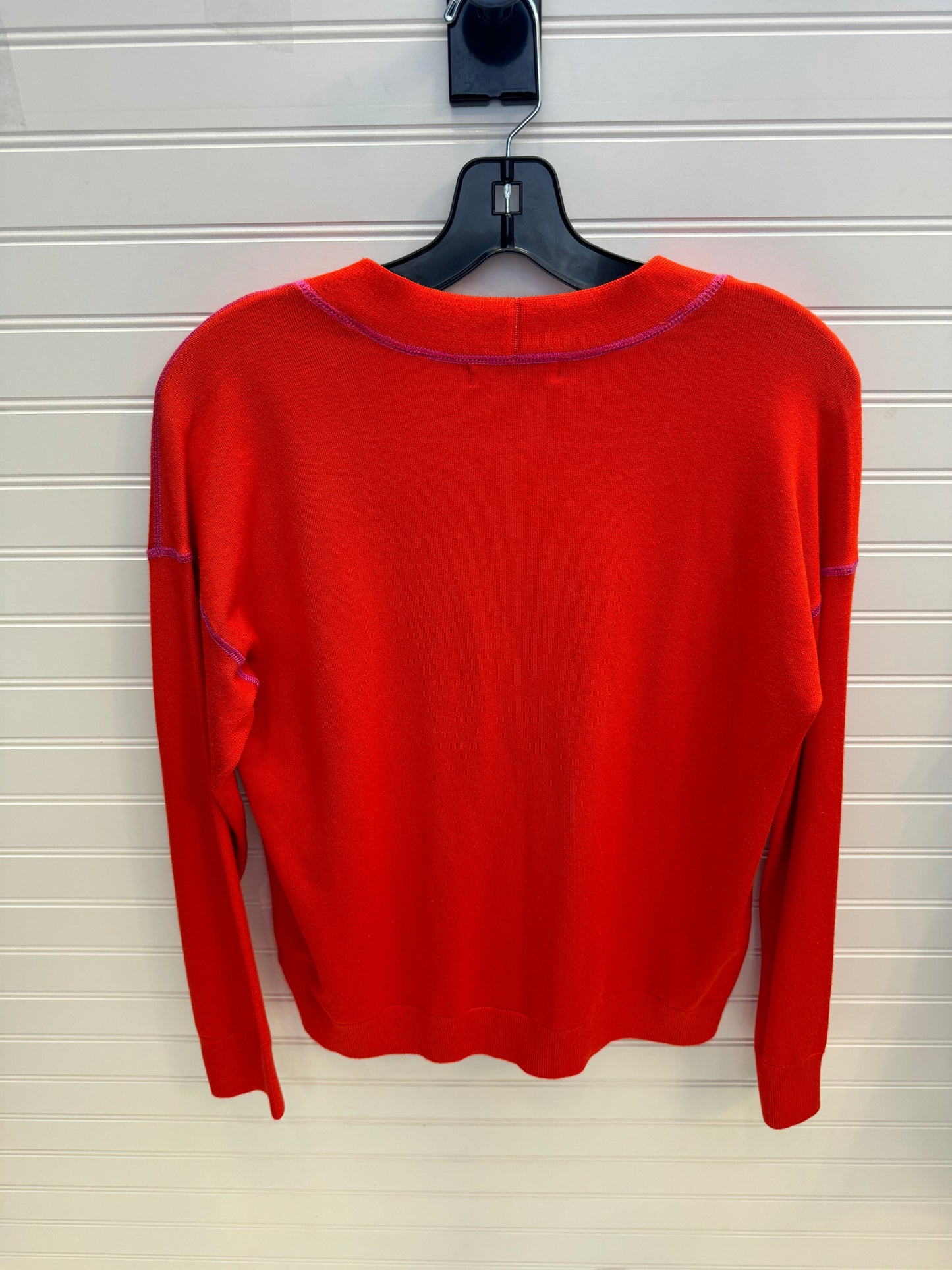 Sweater Cardigan By 525 In Red, Size: Xs