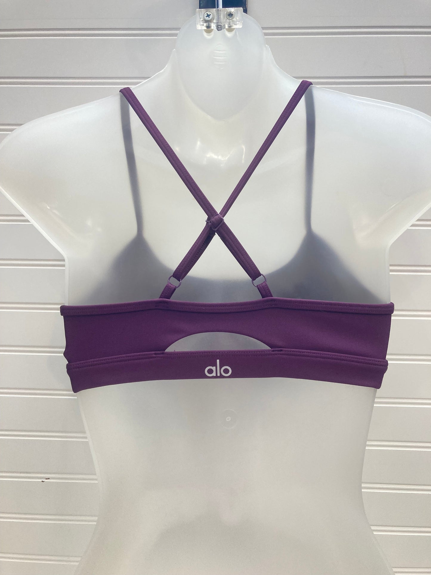 Athletic Bra By Alo In Purple, Size: S