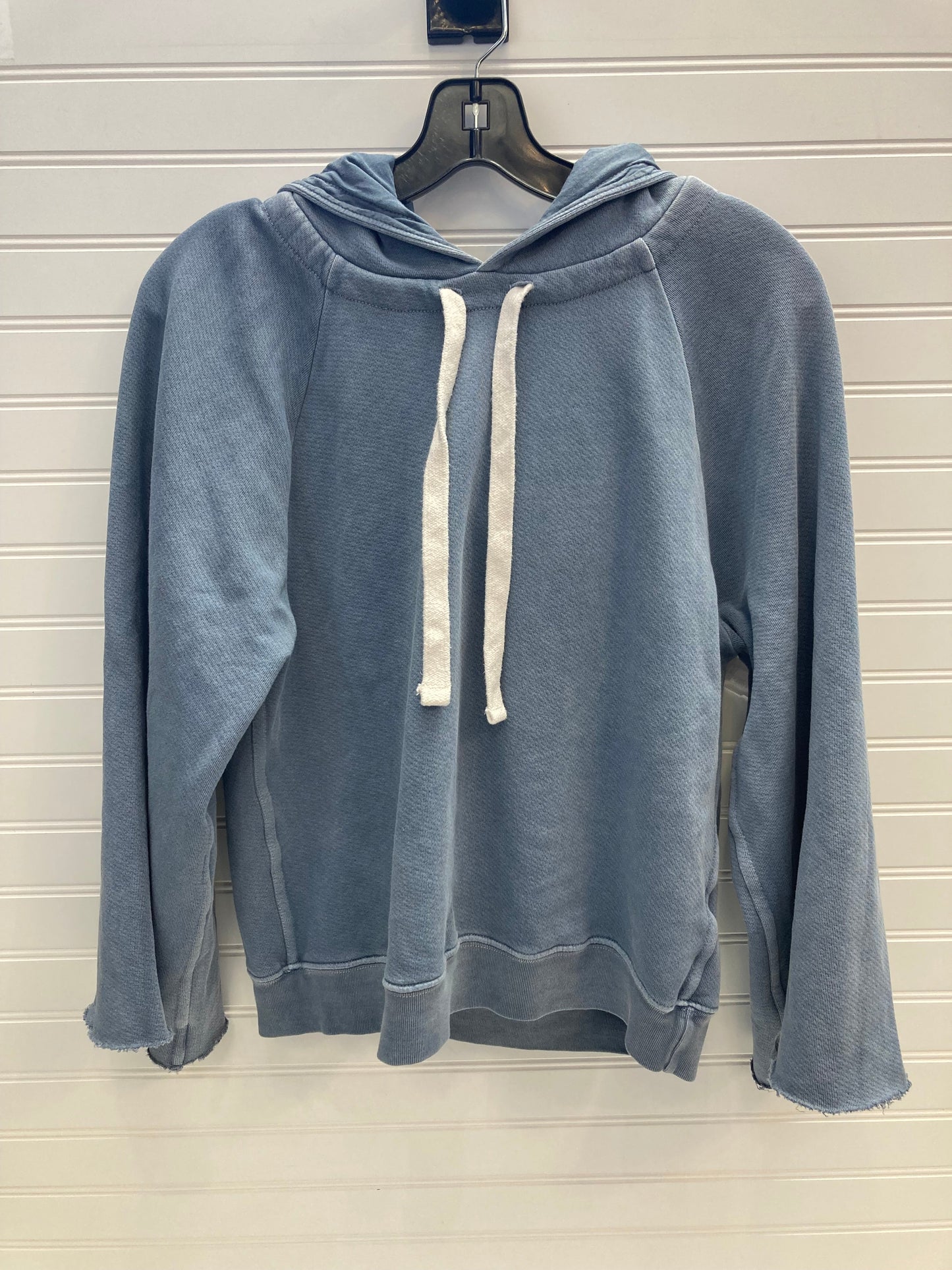 Sweatshirt Hoodie By Amo In Blue, Size: S