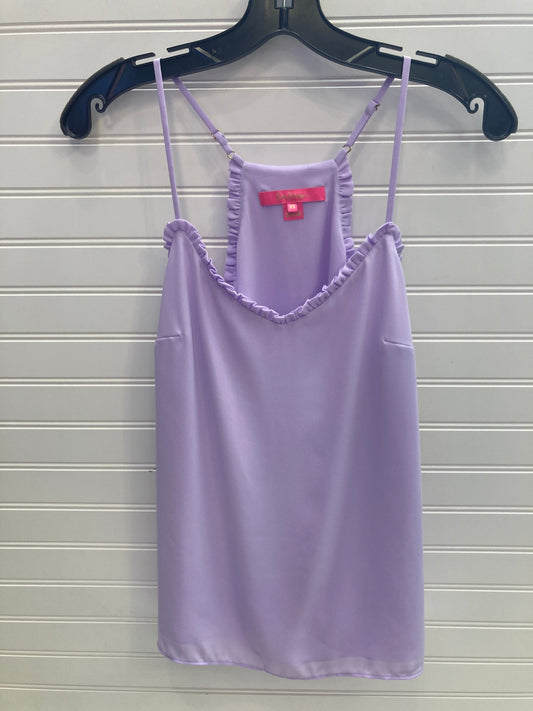 Top Sleeveless Designer By Lilly Pulitzer In Purple, Size: Xs