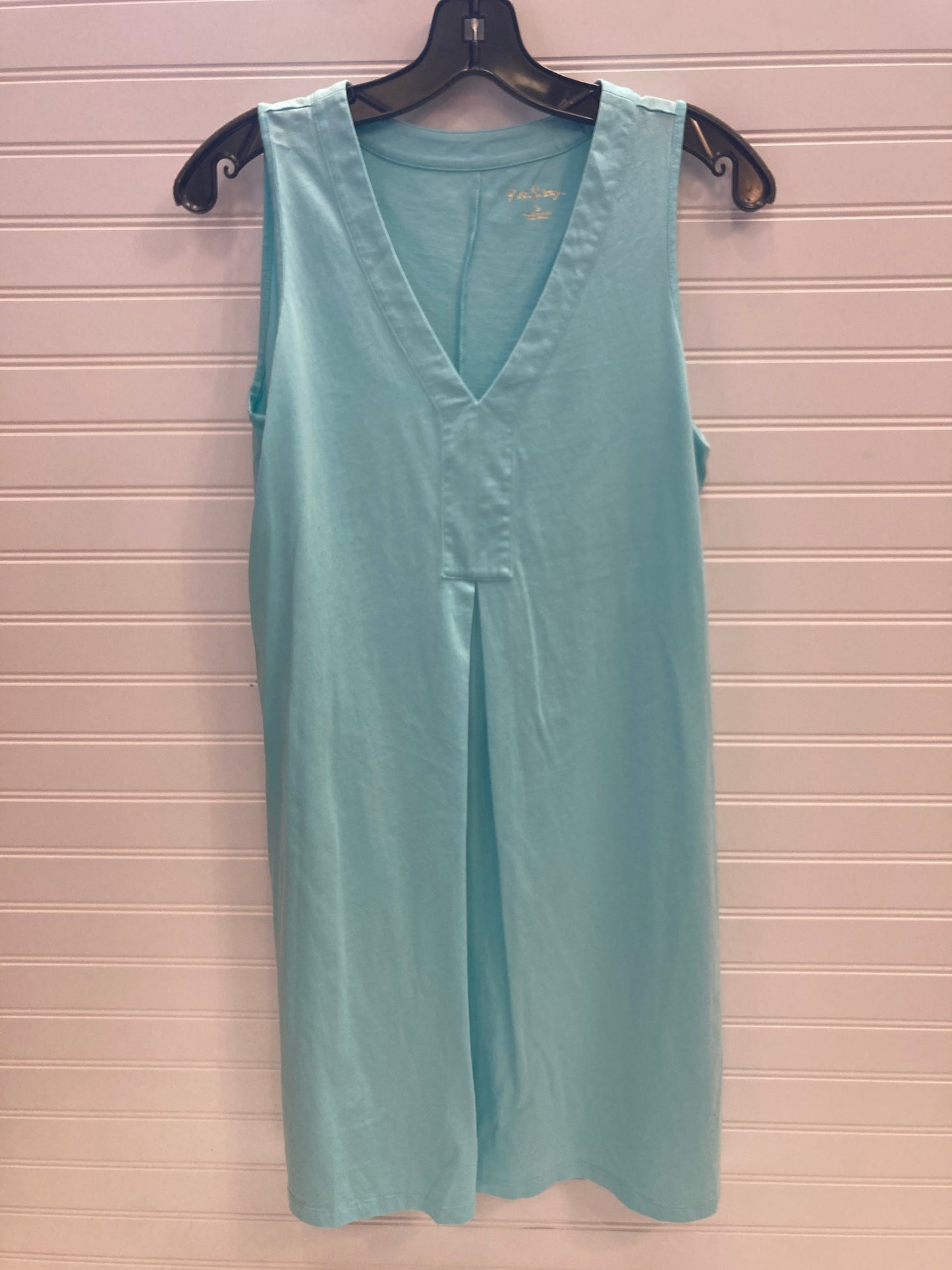 Dress Designer By Lilly Pulitzer In Aqua, Size: S