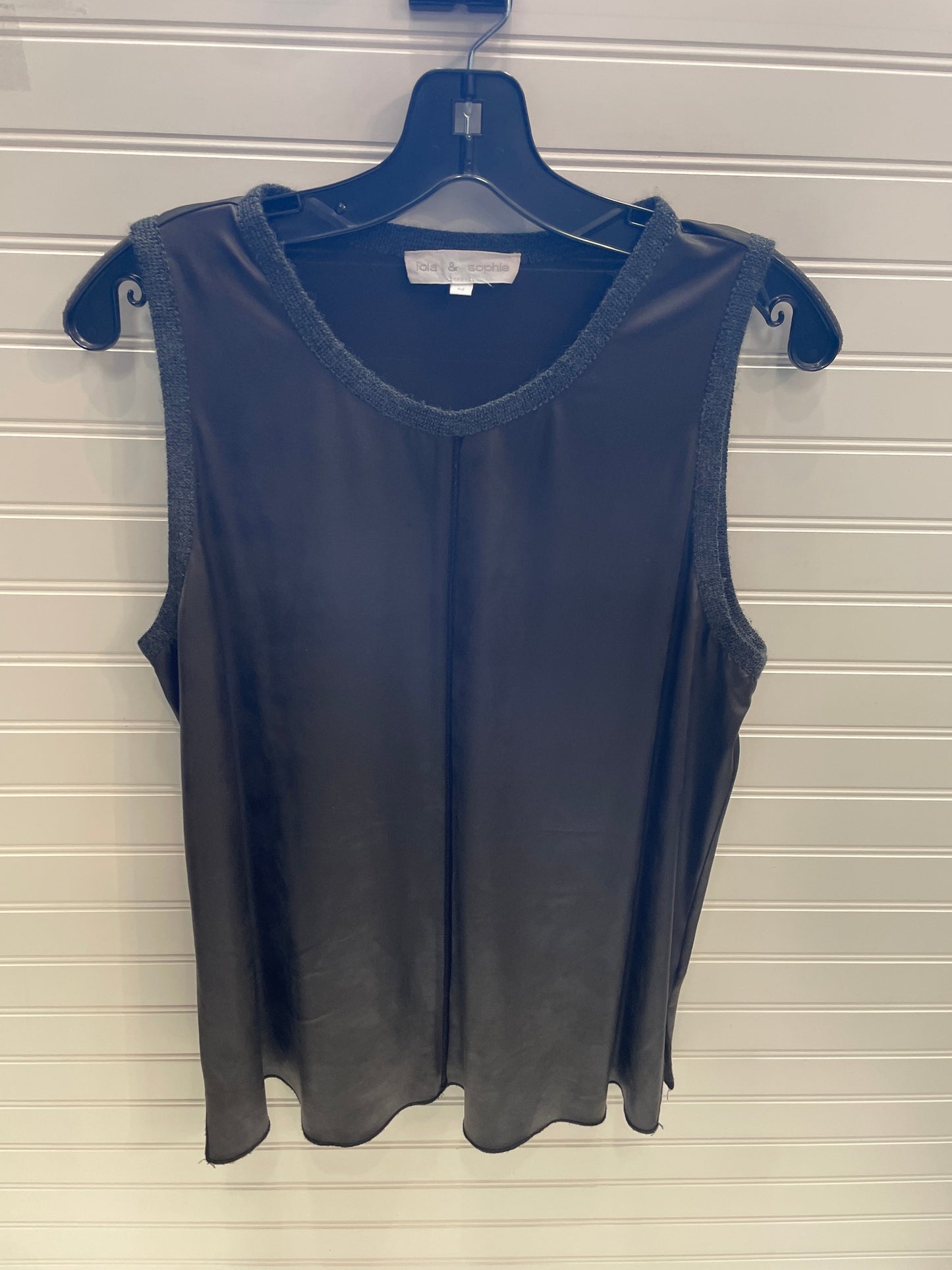 Top Sleeveless By Lola & Sophie In Taupe, Size: M