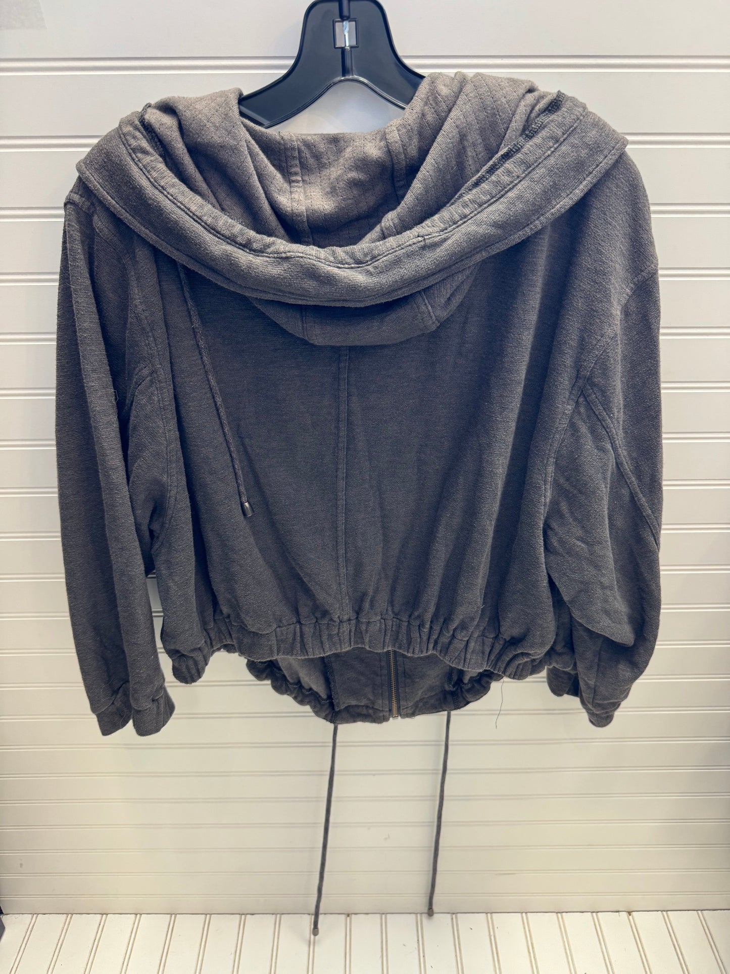 Sweatshirt Hoodie By Free People In Taupe, Size: S