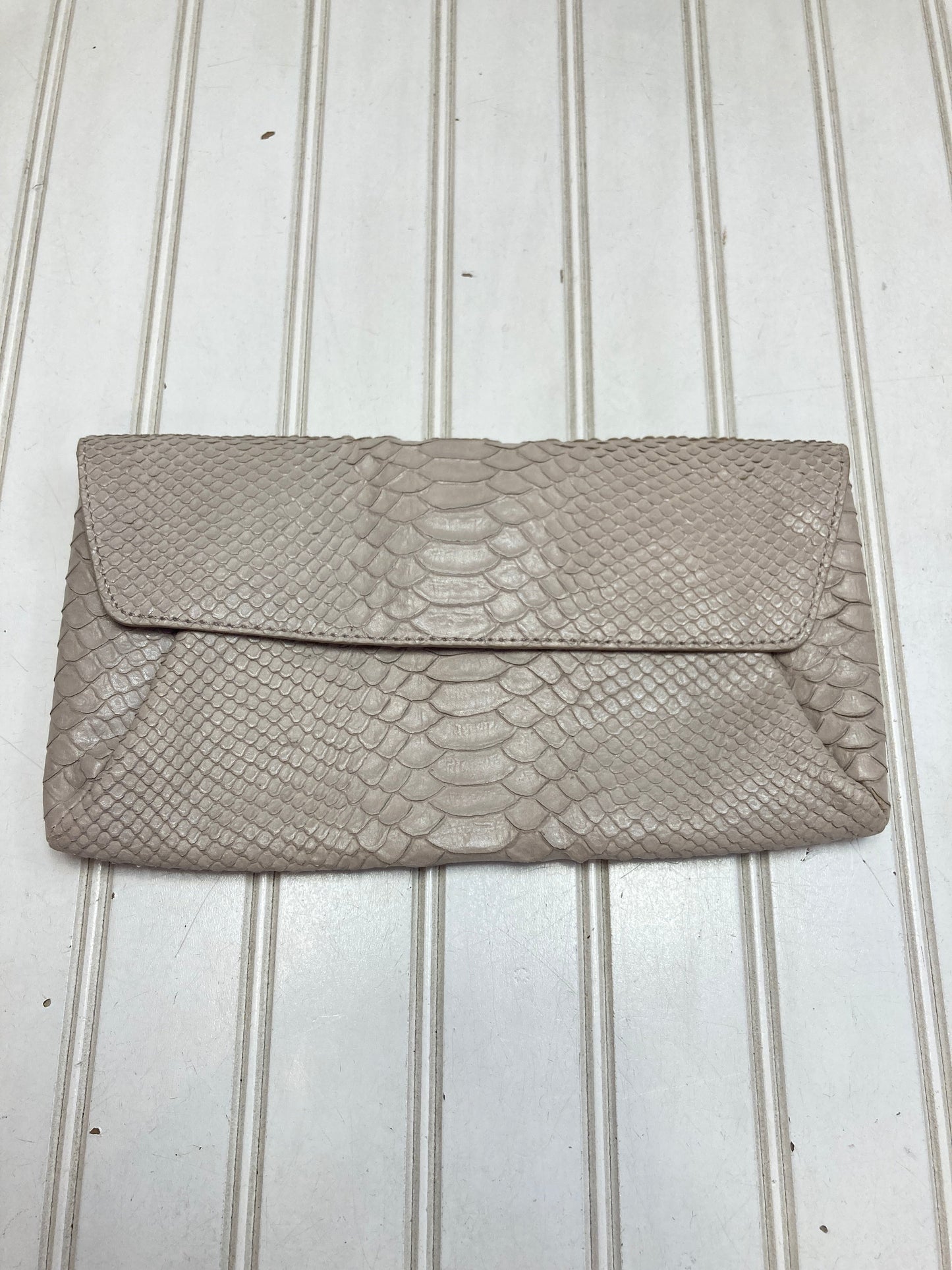 Clutch Leather By Ann Taylor, Size: Small