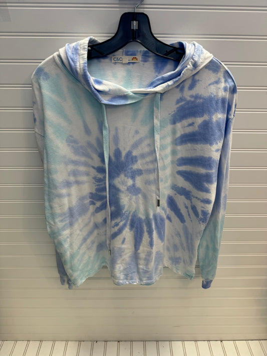 Sweatshirt Hoodie By C And C In Tie Dye Print, Size: M