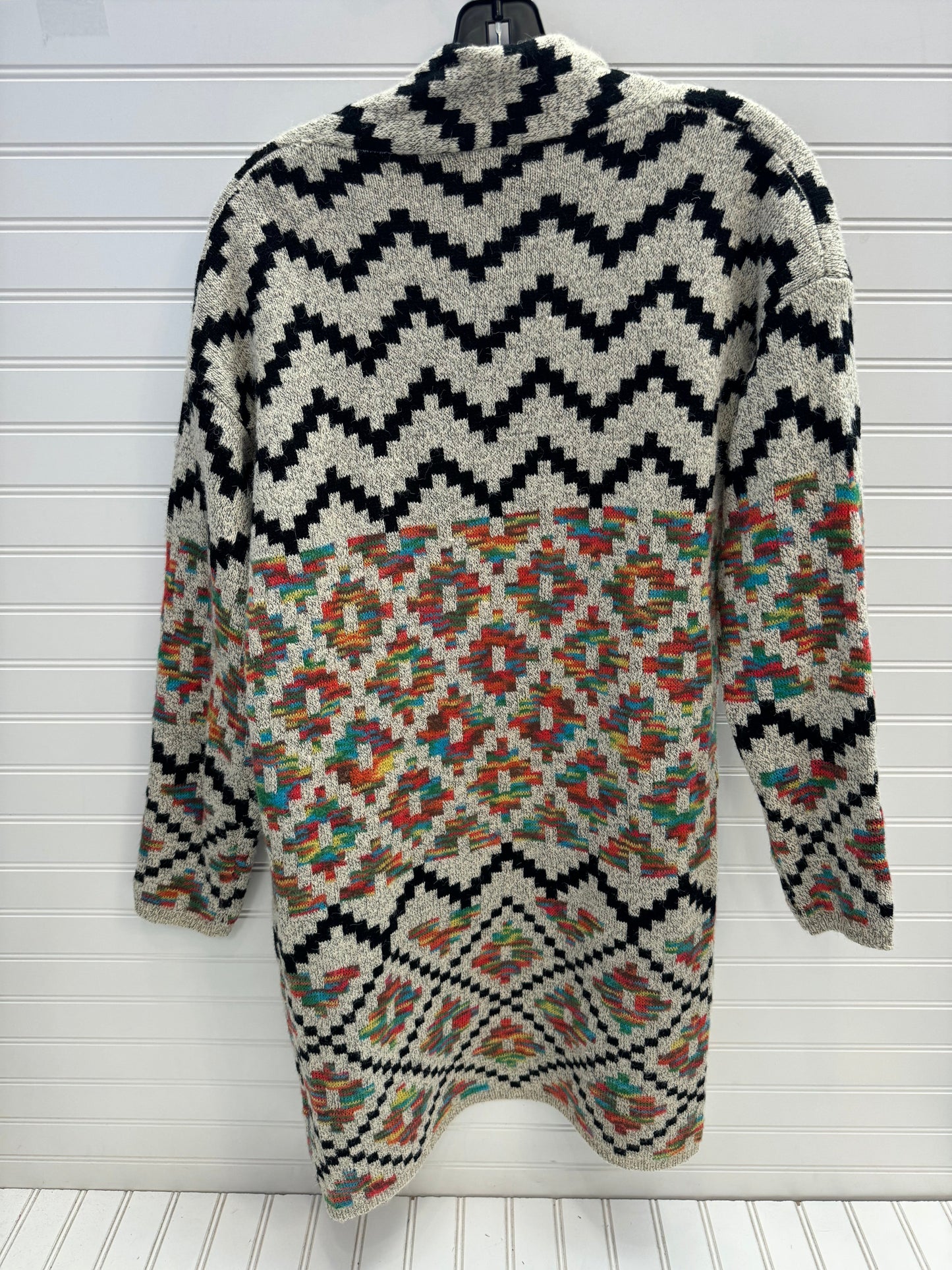 Sweater Cardigan By Debut In Multi-colored, Size: L