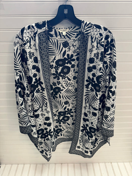 Kimono By Max Studio In Black & White, Size: 1x