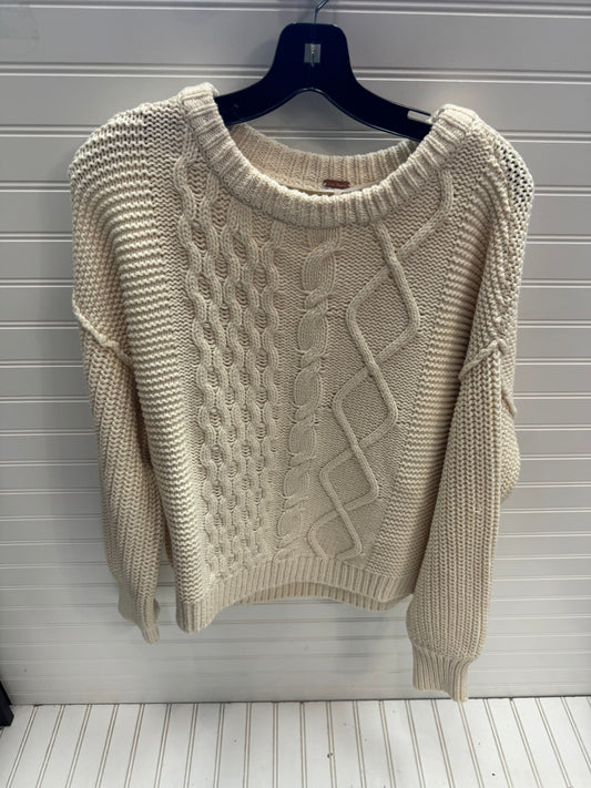 Sweater By Free People In Ivory, Size: M