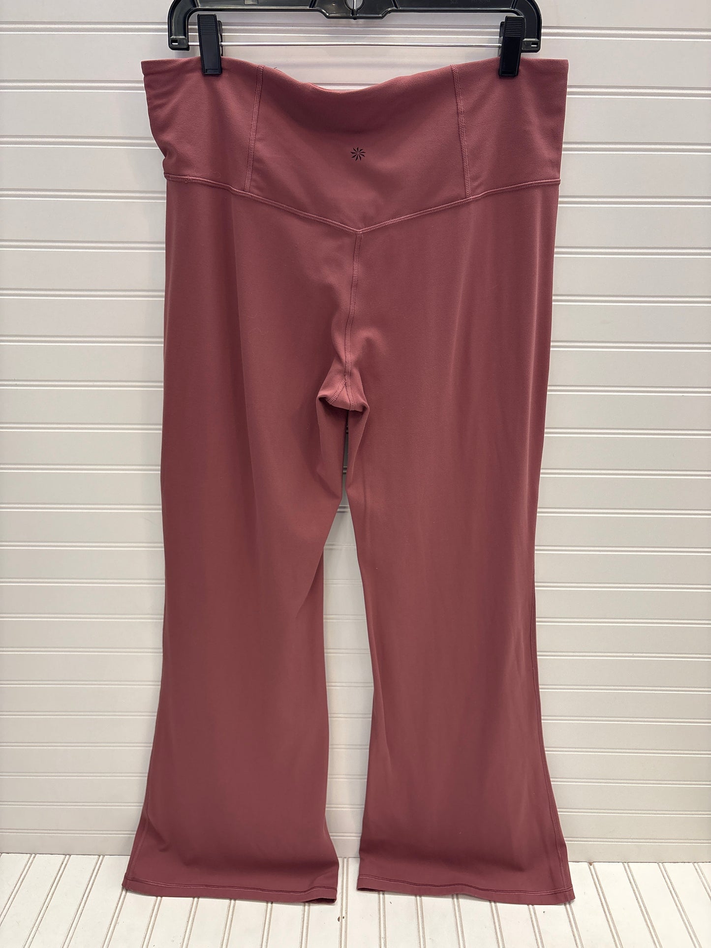 Athletic Pants By Athleta In Mauve, Size: Xl