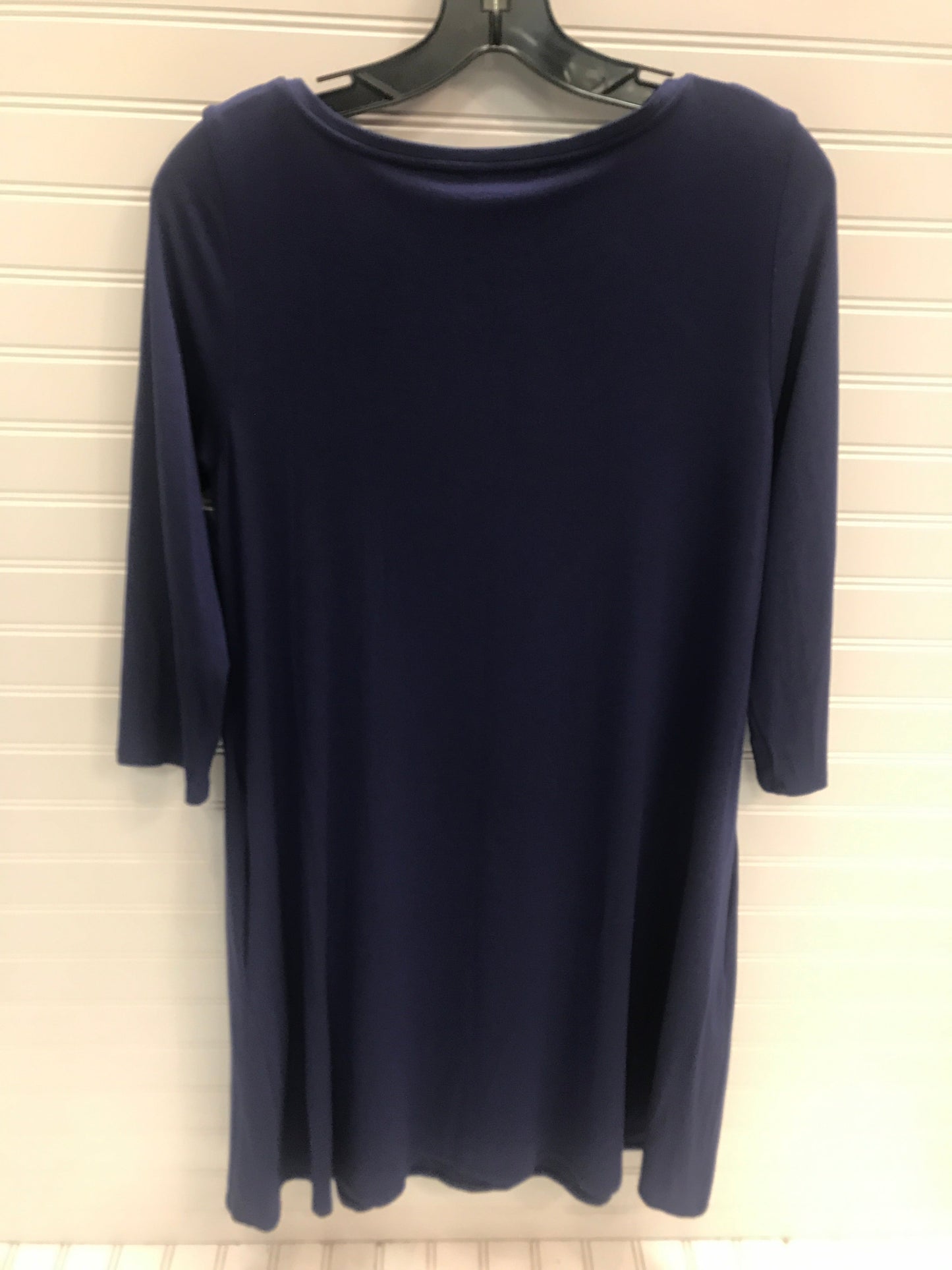 Dress Casual Midi By Eileen Fisher In Blue, Size: M