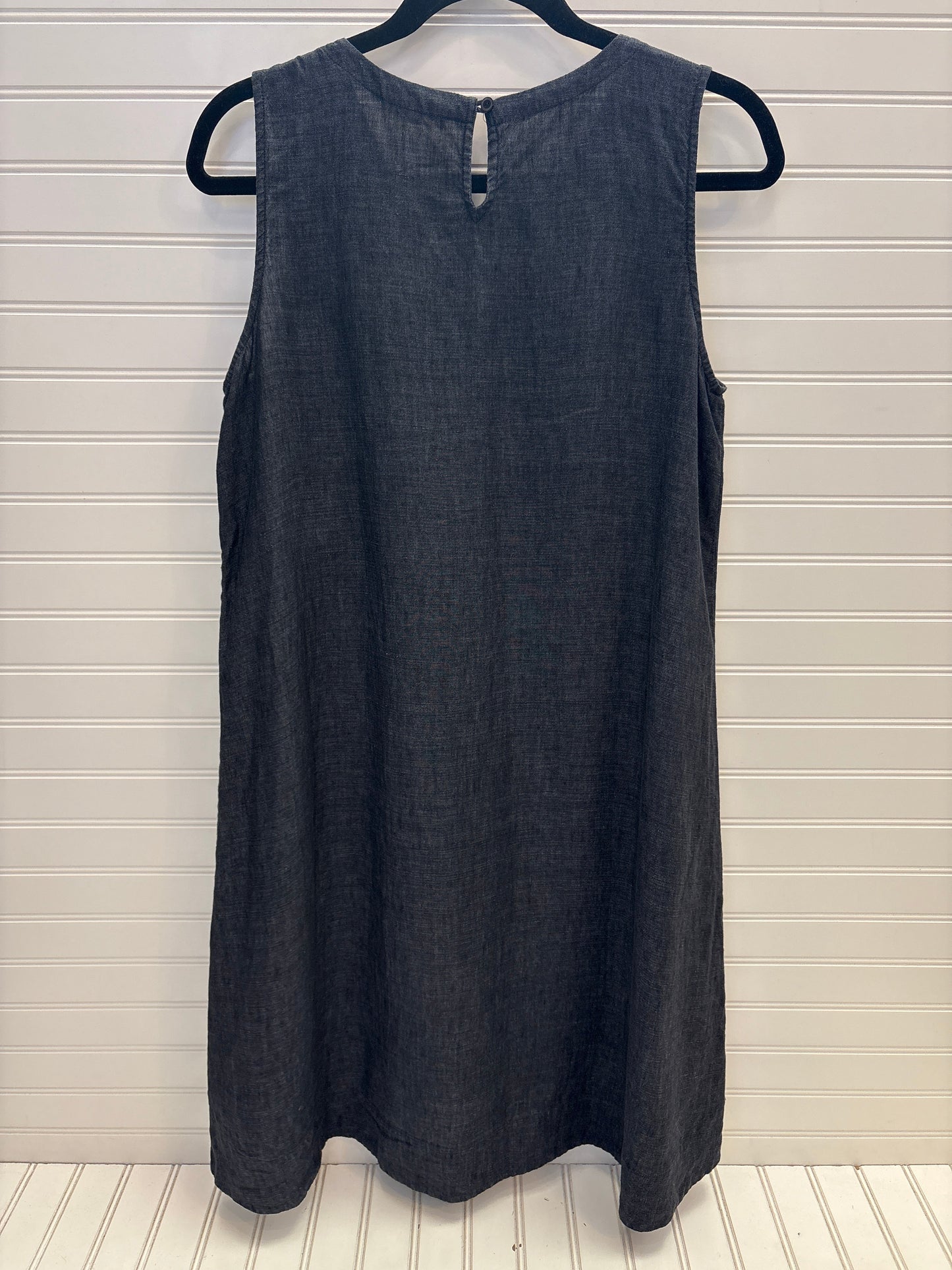 Dress Casual Midi By Eileen Fisher In Navy, Size: Mp