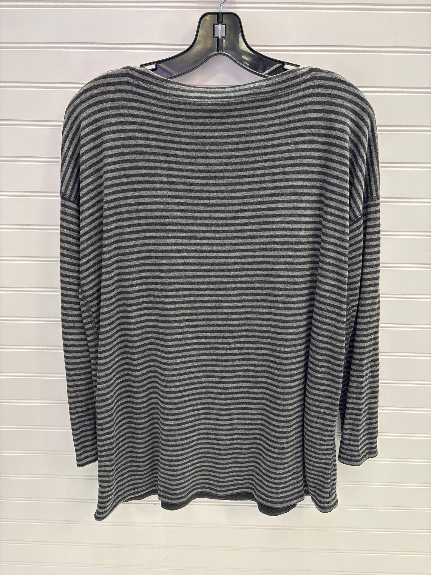 Top 3/4 Sleeve By Eileen Fisher In Grey, Size: S