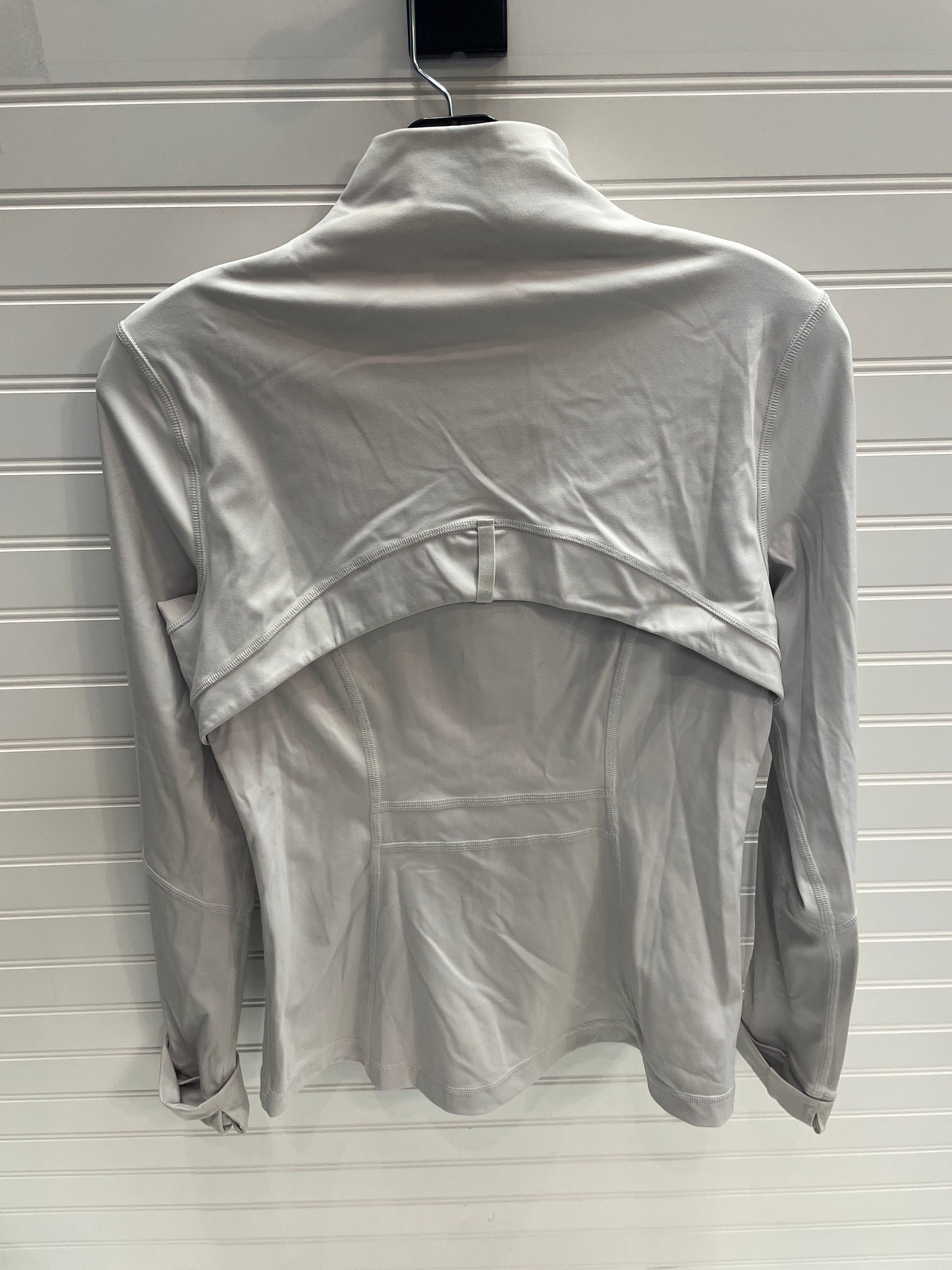 Athletic Jacket By Italic In Grey, Size: M