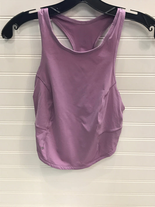 Athletic Tank Top By Lululemon In Purple, Size: S