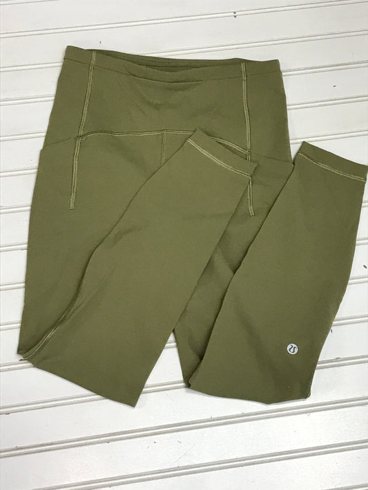 Athletic Leggings Capris By Lululemon In Green, Size: S