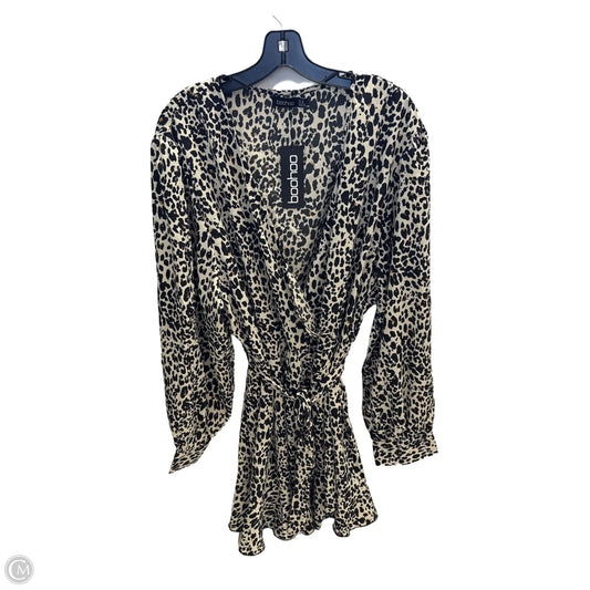 Dress Work By Boohoo Boutique In Animal Print, Size: 24