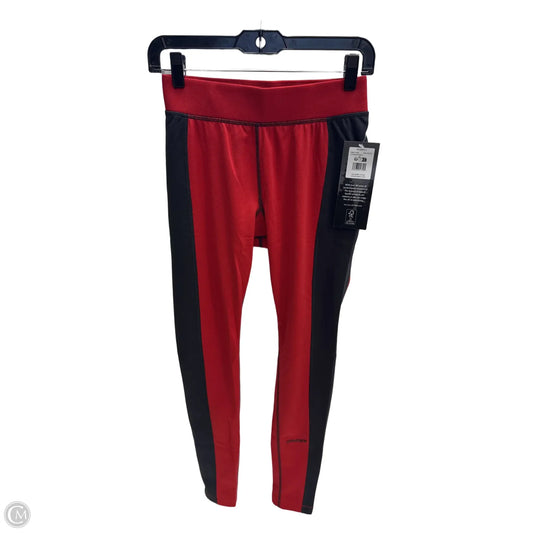 Athletic Pants By Spyder In Black & Red, Size: S